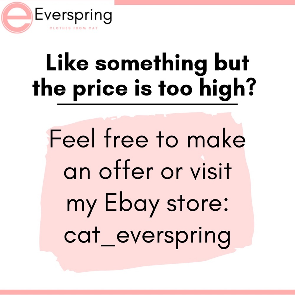 Feel free to make an offer or visit my eBay store!